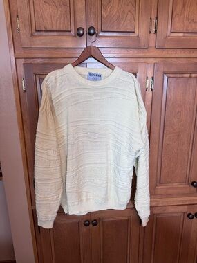 Vintage Tosani Textured Crewneck Sweater - Men